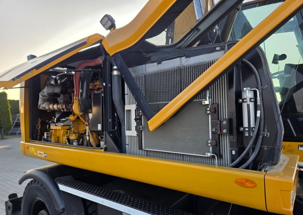 Pelle sur pneus Caterpillar M314F, 2016 ROK, GŁOWICA ROTOTILT, 4400 MTH
