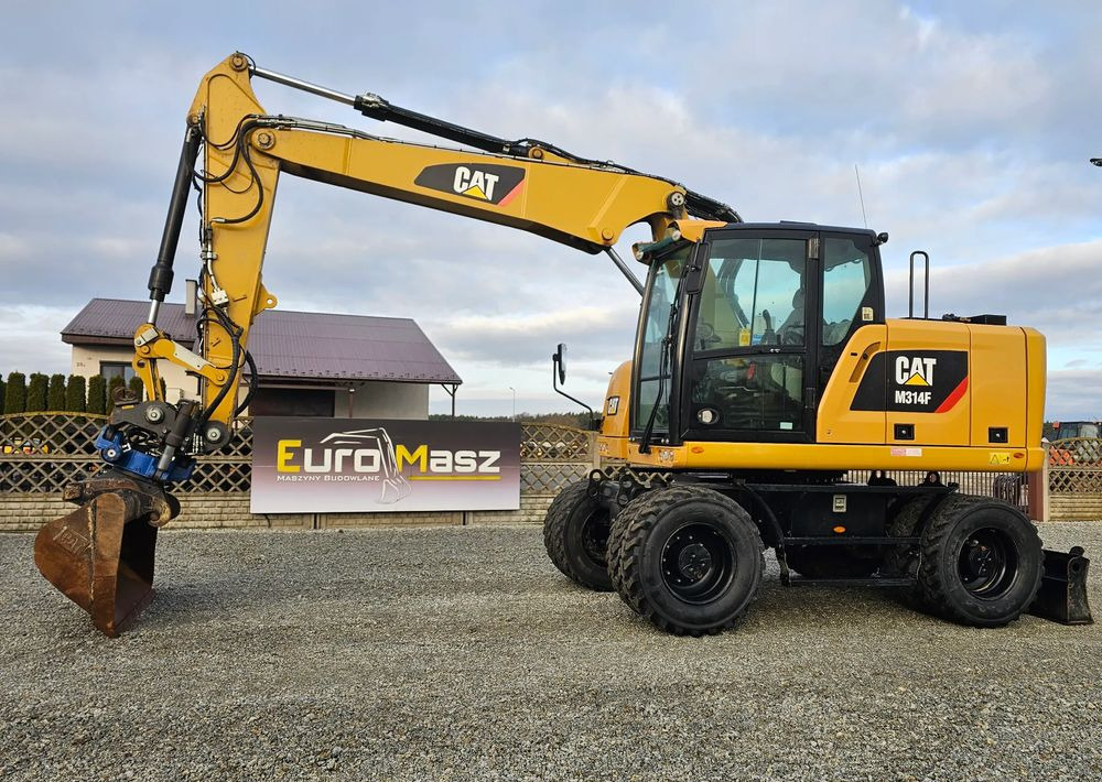 Pelle sur pneus Caterpillar M314F, 2019 ROK, 5600 MTH, GŁOWICA SMP