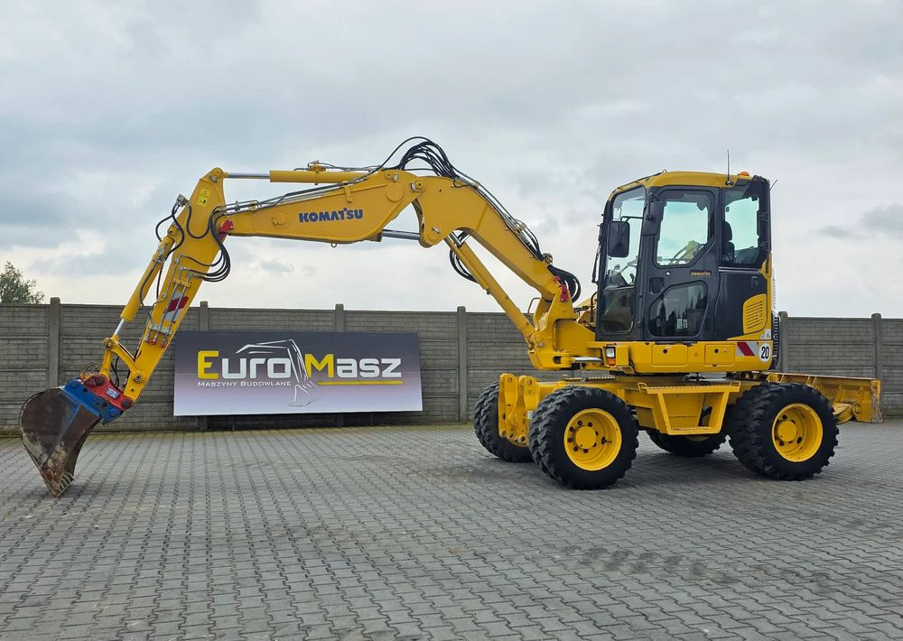 Komatsu PW 98MR-8, 2017 ROK, 5200 MTH, BEZ DPF i ADBLUE - Pelle sur pneus: photos 1 Komatsu PW 98MR-8, 2017 ROK, 5200 MTH, BEZ DPF i ADBLUE - Pelle sur pneus: photos 1