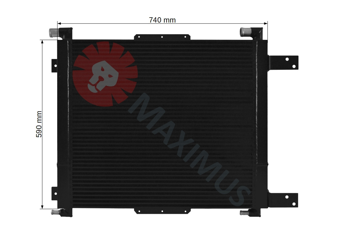 CASE NEW HOLLAND CASE 821G , 821F , 821G2 , 821F , NEW HOLLAND WC190C - Radiateur pour Pelle: photos 2 CASE NEW HOLLAND CASE 821G , 821F , 821G2 , 821F , NEW HOLLAND WC190C - Radiateur pour Pelle: photos 2