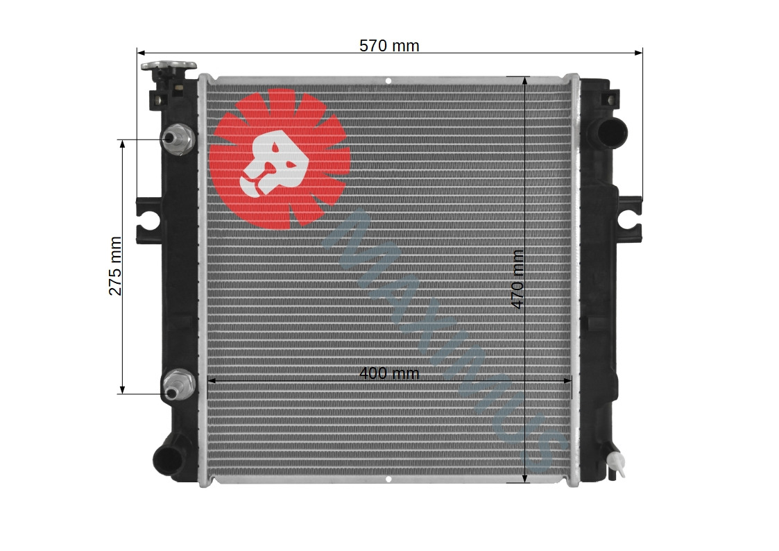 MITSUBISHI FORKLIFT WÓZEK WIDŁWY - Radiateur pour Chariot élévateur: photos 2 MITSUBISHI FORKLIFT WÓZEK WIDŁWY - Radiateur pour Chariot élévateur: photos 2