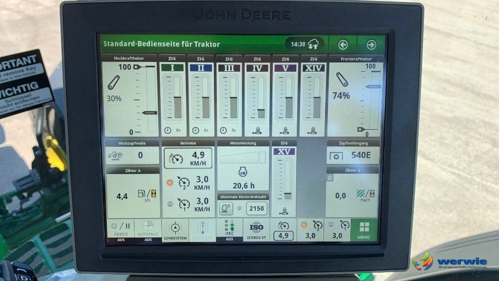 Tracteur agricole John Deere 7R 350: photos 16