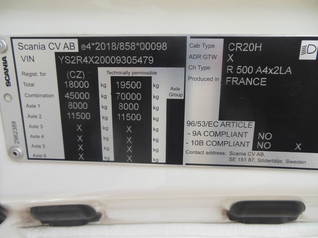 Scania R 500, SUPER!!!, RETARDER en leasing occasion Scania R 500, SUPER!!!, RETARDER: photos 21