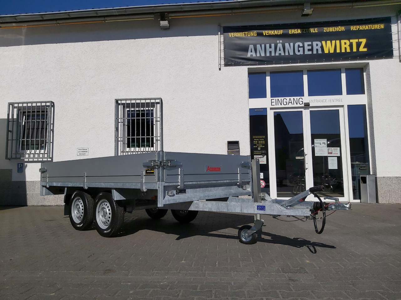 Anssems Hochlader PSX - S 2000 305x153x30cm (M) 2000kg - Remorque plateau: photos 4 Anssems Hochlader PSX - S 2000 305x153x30cm (M) 2000kg - Remorque plateau: photos 4