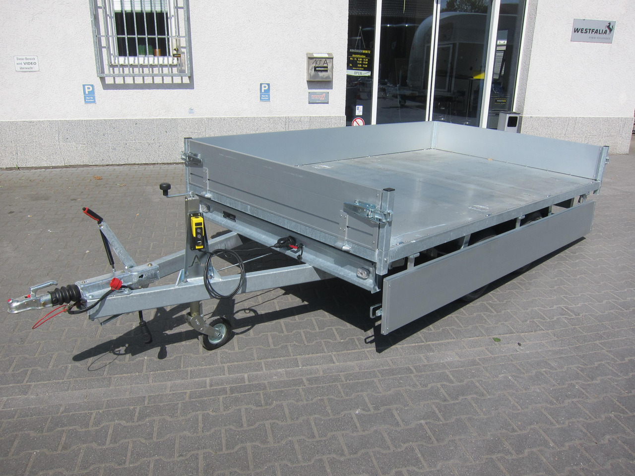 Anssems Kipper KSX 3000 Elektrisch 305x178x30cm Stahlboden niedrig Fahrgestell 3000kg online Aktion - Remorque benne: photos 4 Anssems Kipper KSX 3000 Elektrisch 305x178x30cm Stahlboden niedrig Fahrgestell 3000kg online Aktion - Remorque benne: photos 4