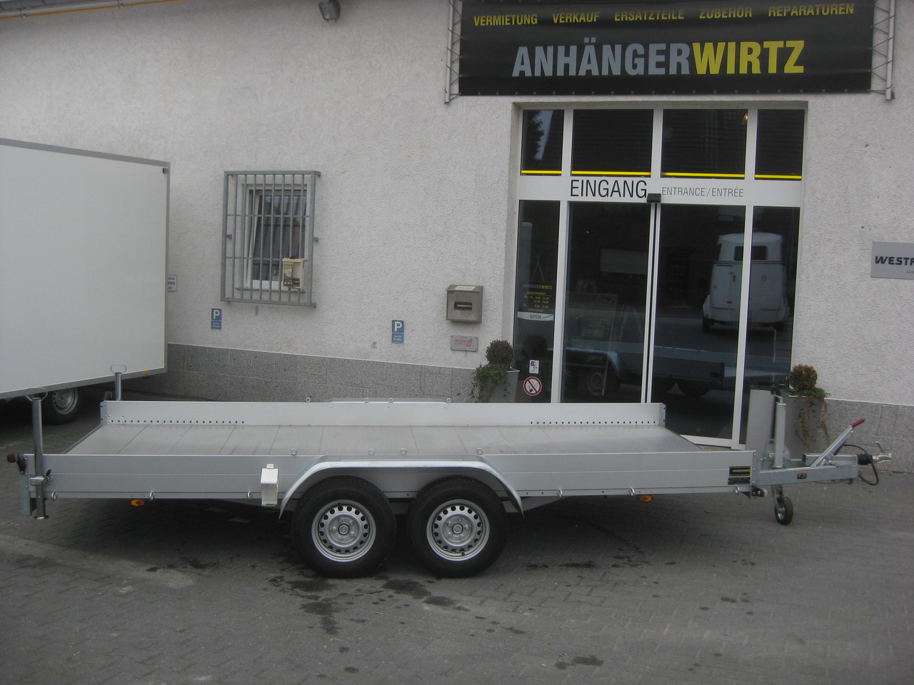Anssems Transporter AMT 2500 407x180x18cm Aluboden Alurampen Seilwinde 2500kg online - Remorque porte-voitures: photos 3 Anssems Transporter AMT 2500 407x180x18cm Aluboden Alurampen Seilwinde 2500kg online - Remorque porte-voitures: photos 3