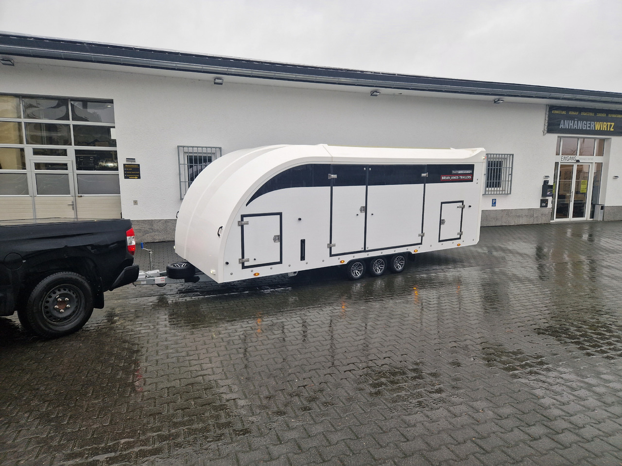 Remorque porte-voitures BJT Race Transporter 6 396-2040 600x235x189cm weiß Lichtpaket Alufelgen darkline 10" 3500kg 22: photos 8