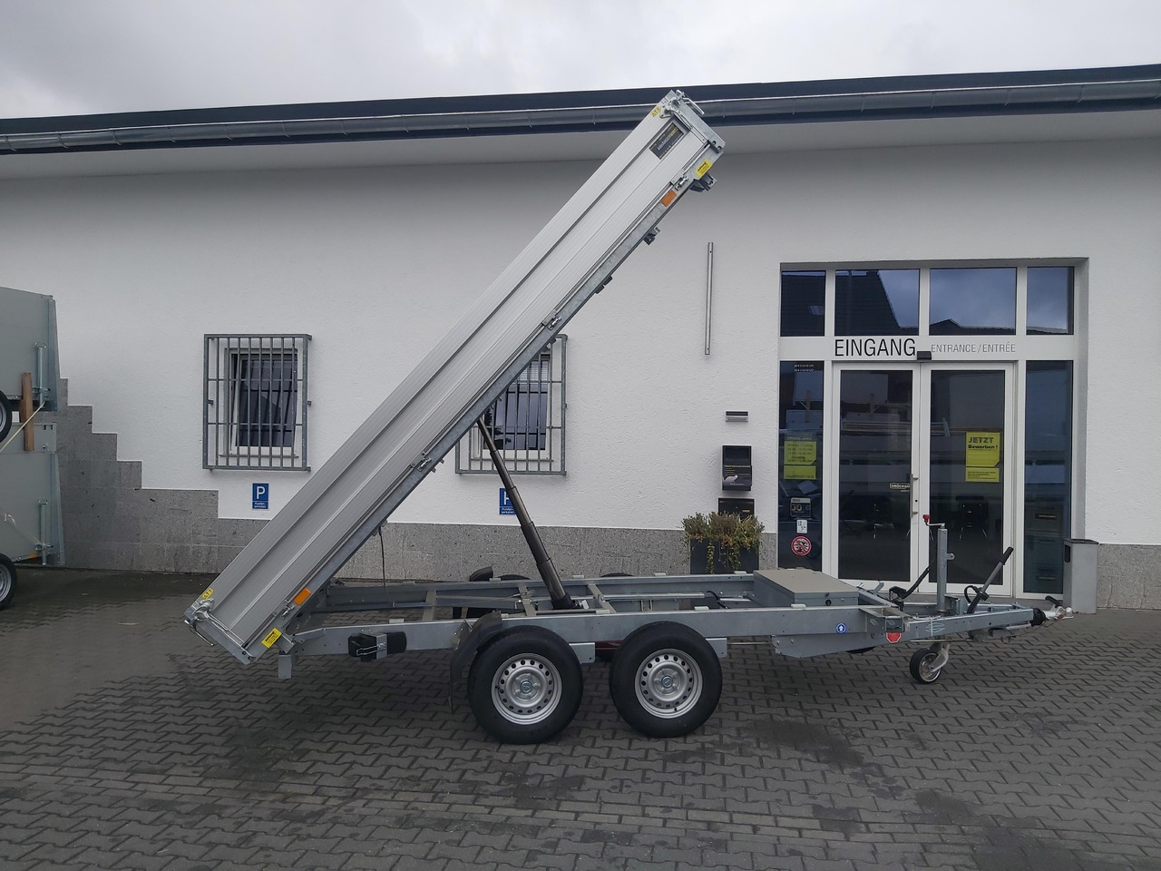 Remorque benne Böckmann Kipper DK AL 3718/35 Profi 374x180x35cm Elektrisch + NHP (L) 3500kg Modell 2024: photos 8