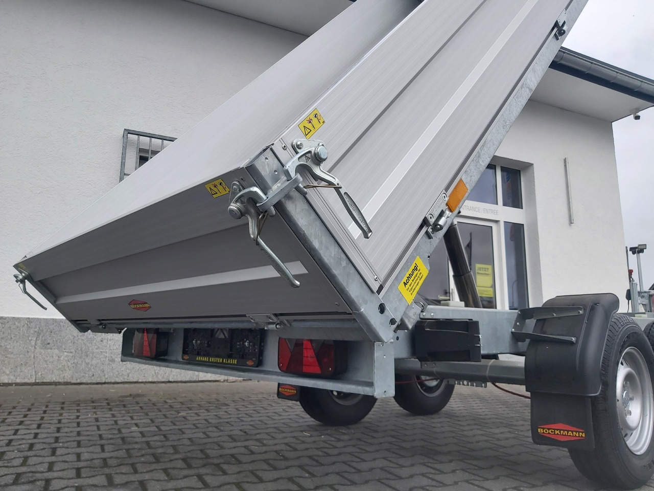 Remorque benne Böckmann Kipper DK AL 3718/35 Profi 374x180x35cm Elektrisch + NHP (L) 3500kg Modell 2024: photos 9