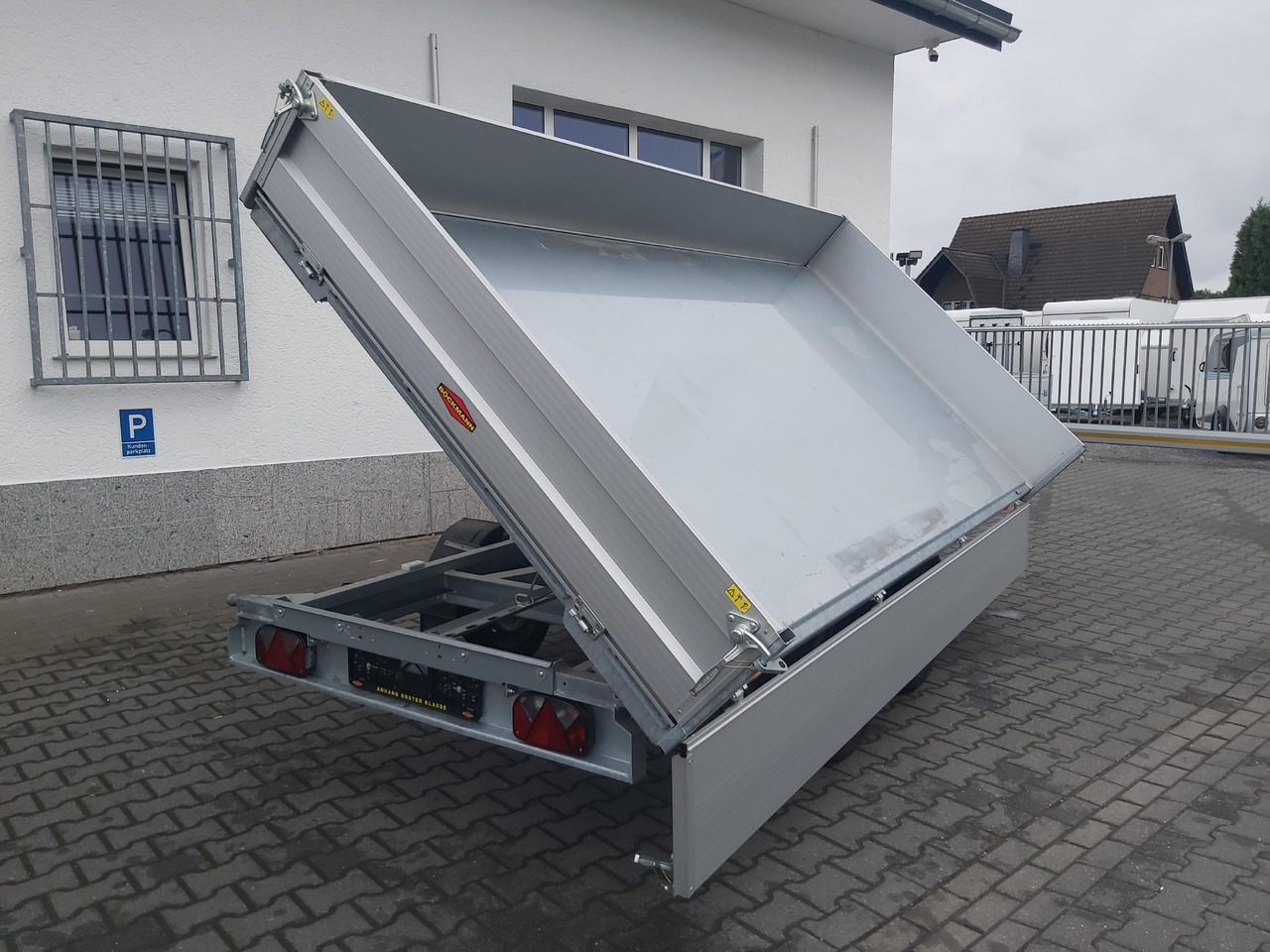 Remorque benne Böckmann Kipper DK AL 3718/35 Profi 374x180x35cm Elektrisch + NHP (L) 3500kg Modell 2024: photos 10