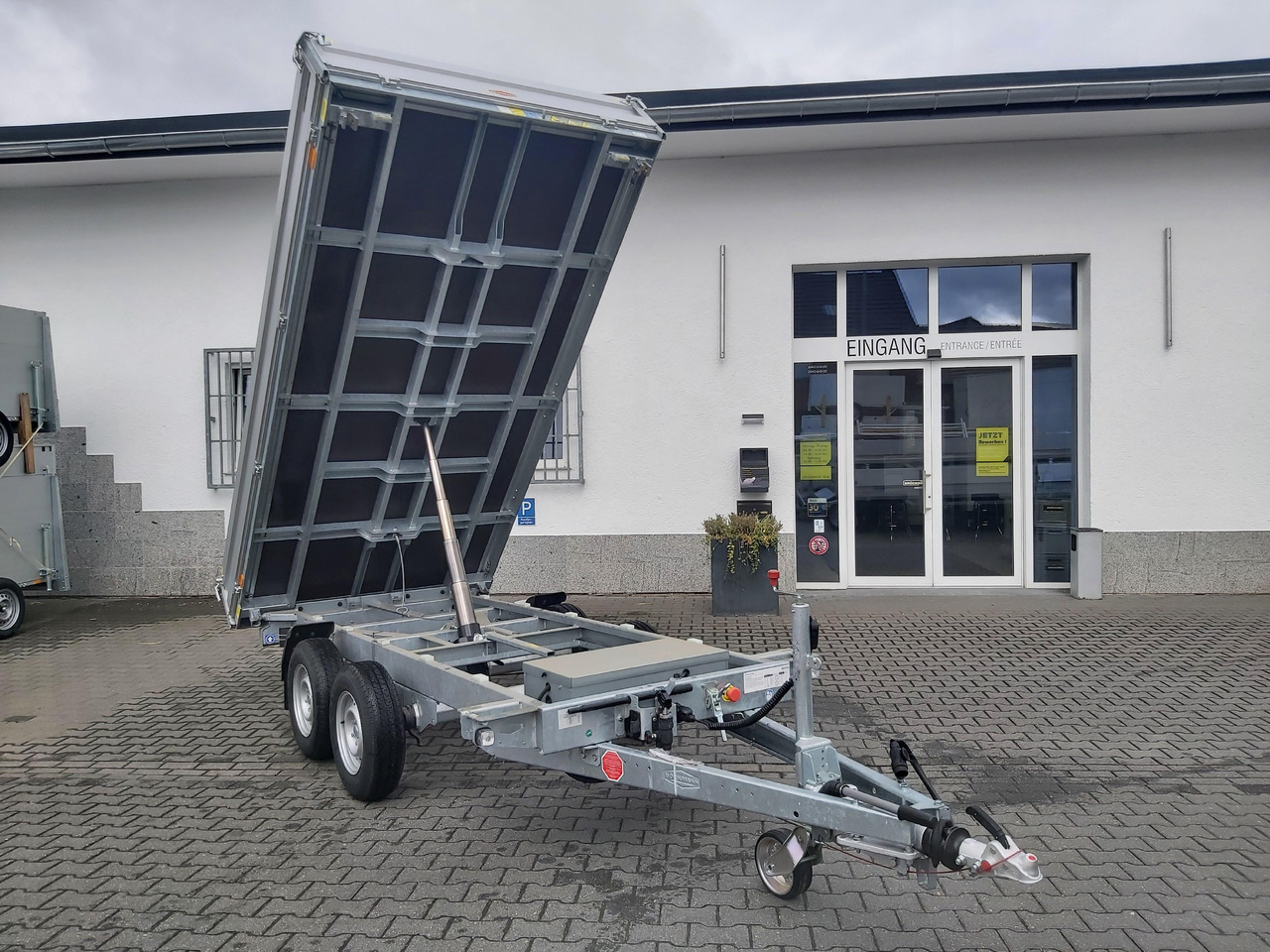 Remorque benne Böckmann Kipper DK AL 3718/35 Profi 374x180x35cm Elektrisch + NHP (L) 3500kg Modell 2024: photos 7