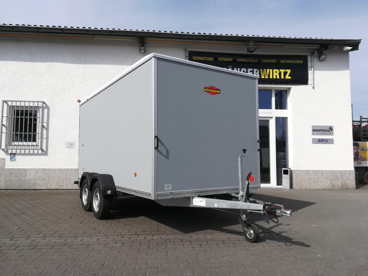 Böckmann Koffer KT 4018/27 M grau 400x185x182cm (XL) 2700kg - Remorque fourgon: photos 3 Böckmann Koffer KT 4018/27 M grau 400x185x182cm (XL) 2700kg - Remorque fourgon: photos 3