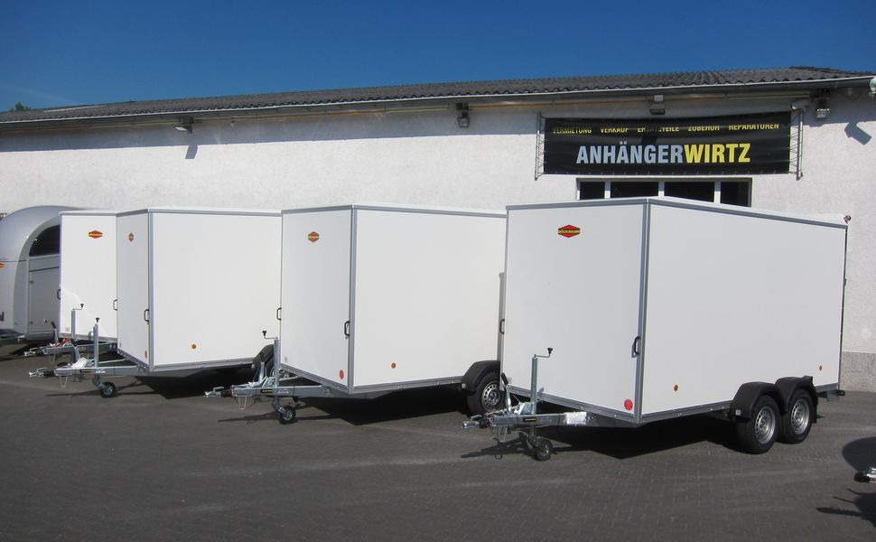 Böckmann Koffer KT 4018/27 M weiß 400x185x182cm (XL) 2700kg - Remorque fourgon: photos 1 Böckmann Koffer KT 4018/27 M weiß 400x185x182cm (XL) 2700kg - Remorque fourgon: photos 1