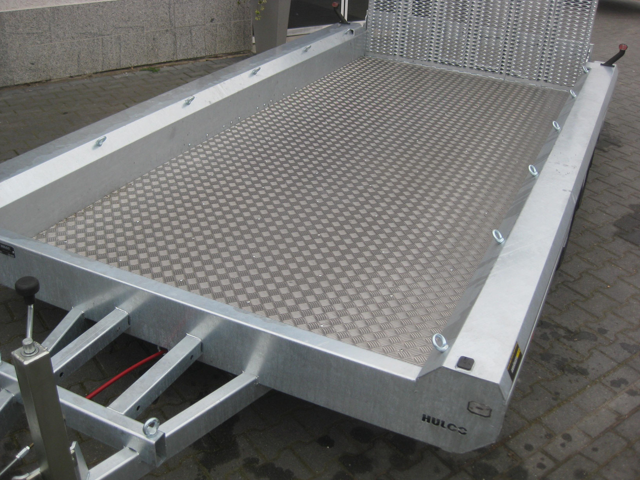 HULCO TERRAX Aluboden 394x180x27cm Heckrampe 150cm (XL) 3500kg - Remorque porte engin: photos 5 HULCO TERRAX Aluboden 394x180x27cm Heckrampe 150cm (XL) 3500kg - Remorque porte engin: photos 5