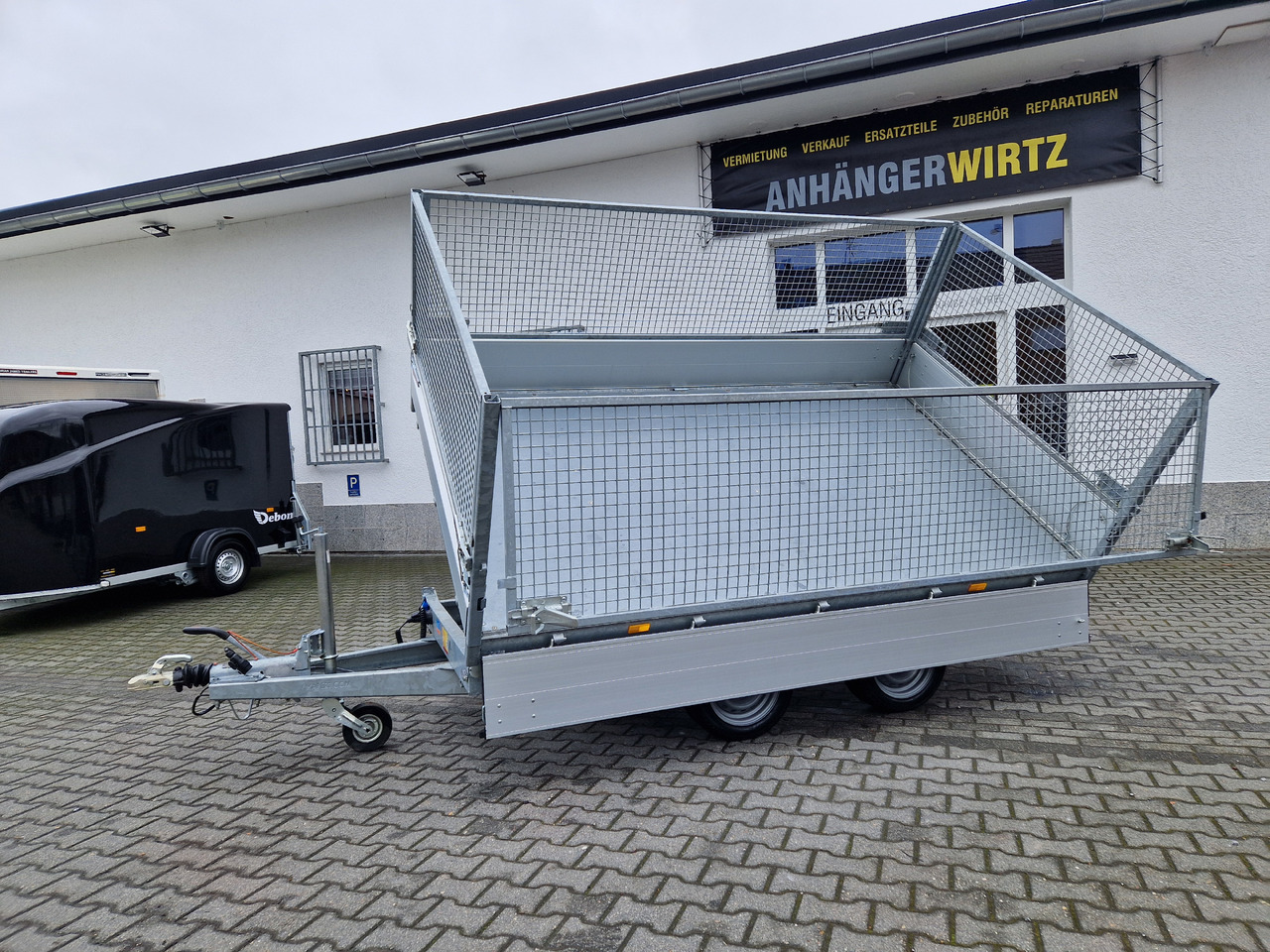 Hapert COBALT HM-2 305x180x30cm Elektro & Laubgitter 2700kg - Remorque benne: photos 5 Hapert COBALT HM-2 305x180x30cm Elektro & Laubgitter 2700kg - Remorque benne: photos 5