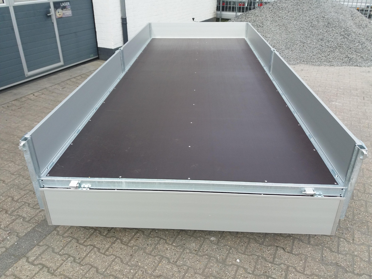 Remorque plateau Hochlader 506x200x30cm niedrig Fahrwerk 13" Lfh 63cm (XXL) 3000kg Aktion Abverkauf: photos 8