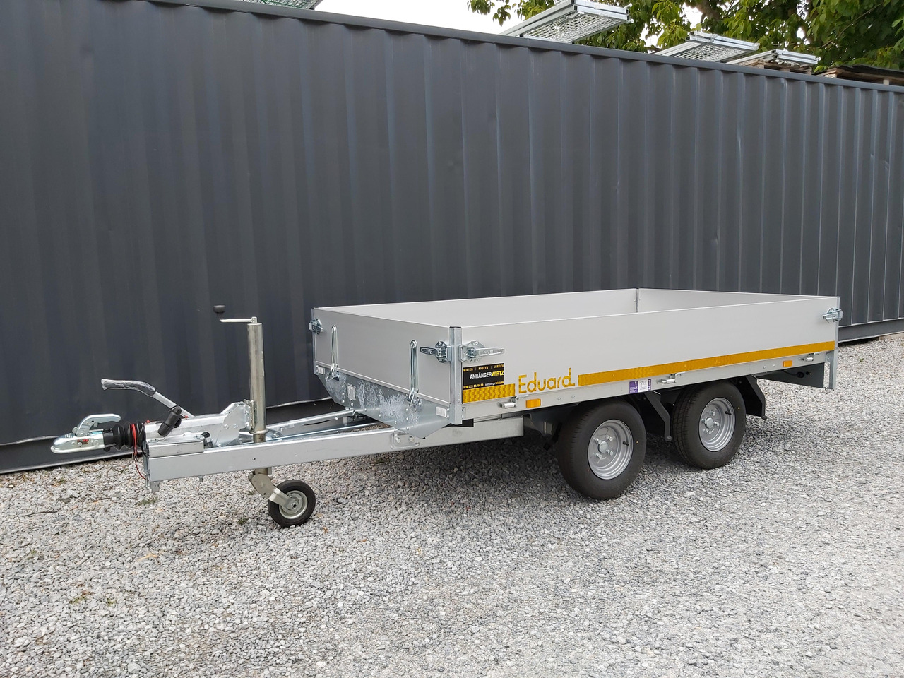 Remorque plateau Hochlader light 2514 250x145x30cm Lfh: 56cm niedrig Fahrgestell 10" (S) 2000kg budget Aktion: photos 9