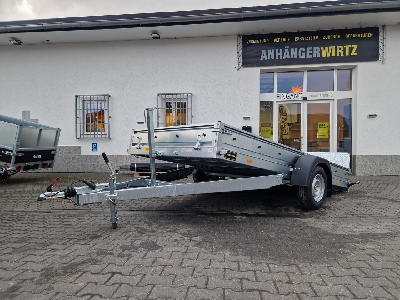 Kleinfahrzeug Universal Transporter Multi XL easyload UNI N16-380m18 (L) 1600kg online Aktion - Remorque plateau: photos 1 Kleinfahrzeug Universal Transporter Multi XL easyload UNI N16-380m18 (L) 1600kg online Aktion - Remorque plateau: photos 1