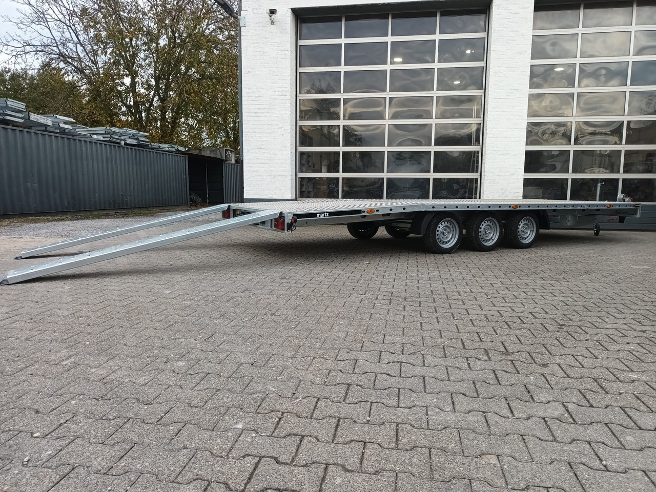 Martz GT UNIDECK PLUS 600/3 S 615x205cm Lohr Stahl & Aluboden Tridem 13" 3500kg - Remorque plateau: photos 5 Martz GT UNIDECK PLUS 600/3 S 615x205cm Lohr Stahl & Aluboden Tridem 13" 3500kg - Remorque plateau: photos 5