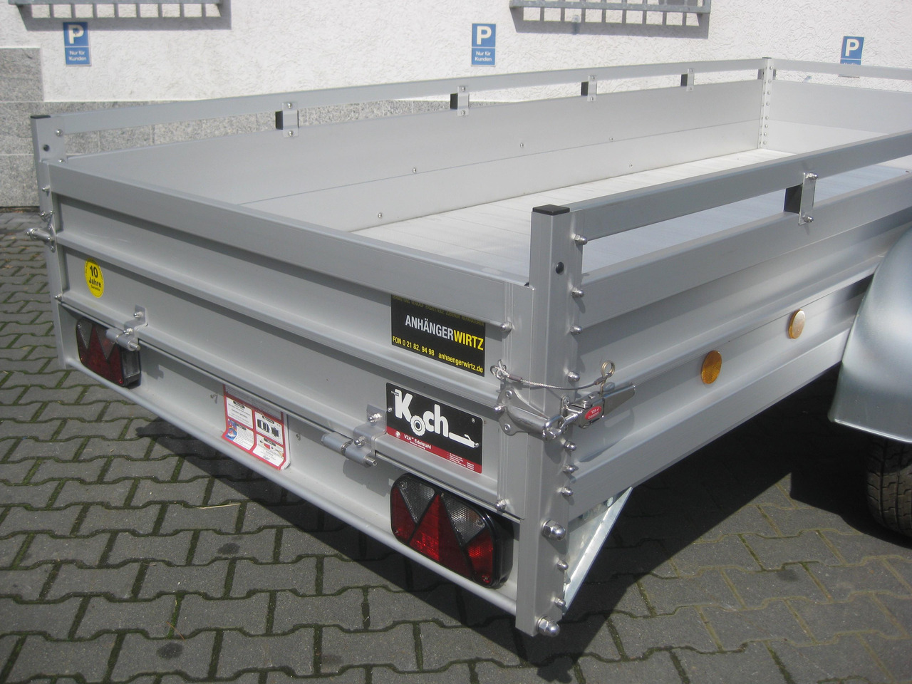 PKW Anhänger Koch Aluline+ 350x150x44cm ALUBODEN (L) 2600kg - Remorque voiture: photos 4 PKW Anhänger Koch Aluline+ 350x150x44cm ALUBODEN (L) 2600kg - Remorque voiture: photos 4