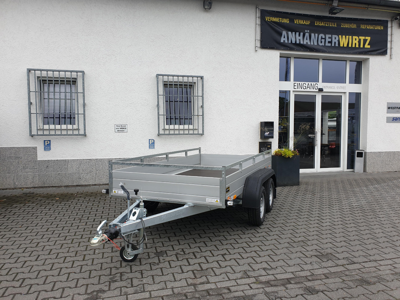 Saris Anhänger FW2000 McAlu Pro MP 305x153x45cm (M) 2000kg - Remorque plateau: photos 2 Saris Anhänger FW2000 McAlu Pro MP 305x153x45cm (M) 2000kg - Remorque plateau: photos 2