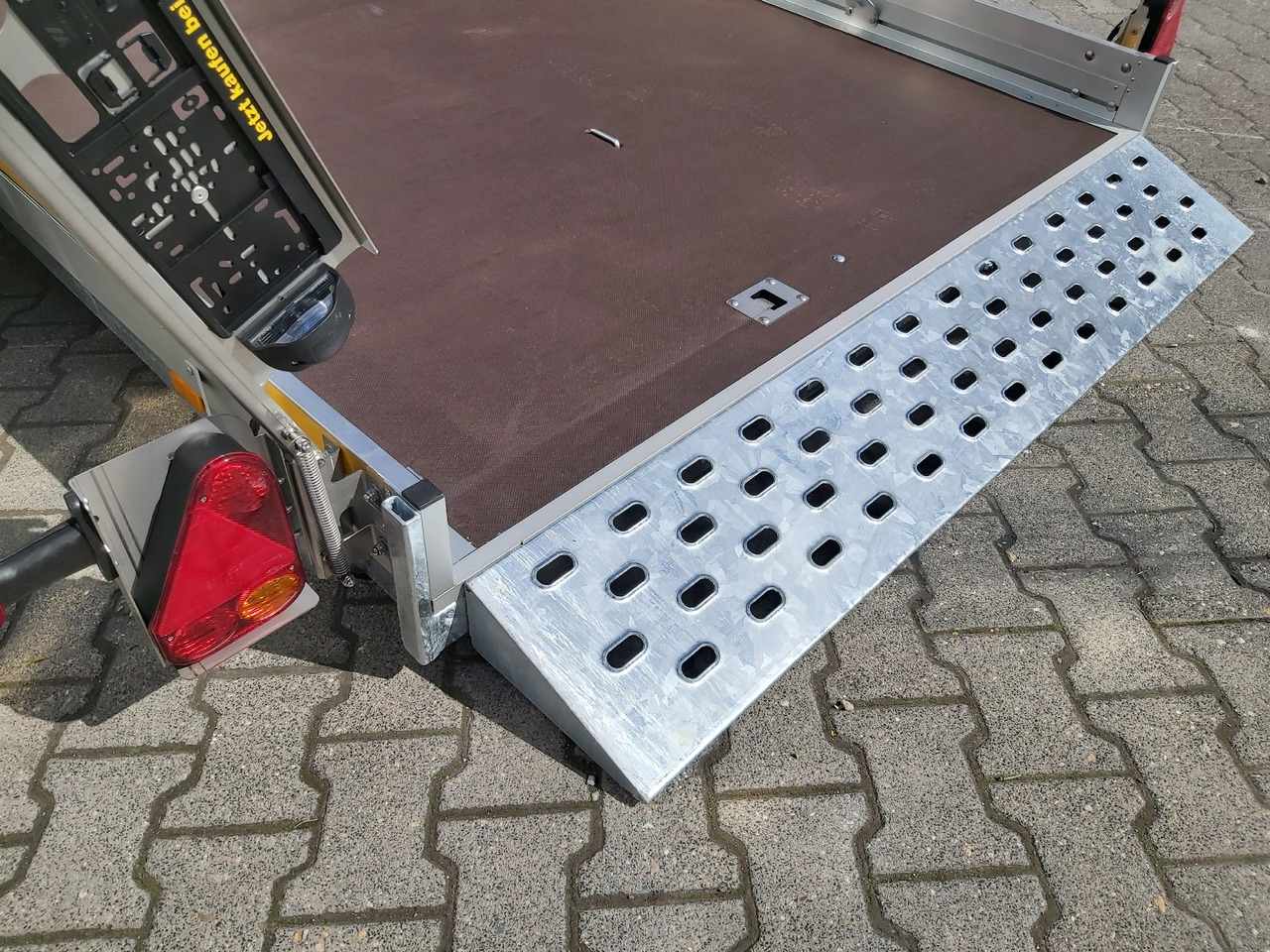 Senklift Anhänger MSL 1730/176 301x176x10cm yellow Plattform hydraulisch absenkbar 1750kg - Remorque voiture: photos 3 Senklift Anhänger MSL 1730/176 301x176x10cm yellow Plattform hydraulisch absenkbar 1750kg - Remorque voiture: photos 3