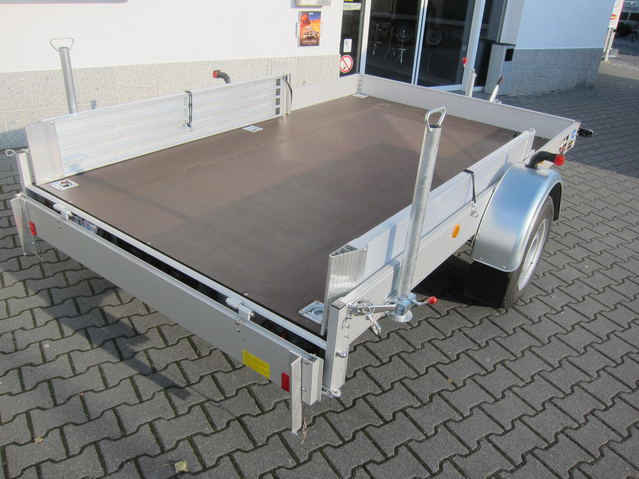 Smart Kleinwagen Transport Anhänger Koch Aluline 300x185x20cm 1500kg 100 km/H - Remorque porte engin: photos 3 Smart Kleinwagen Transport Anhänger Koch Aluline 300x185x20cm 1500kg 100 km/H - Remorque porte engin: photos 3