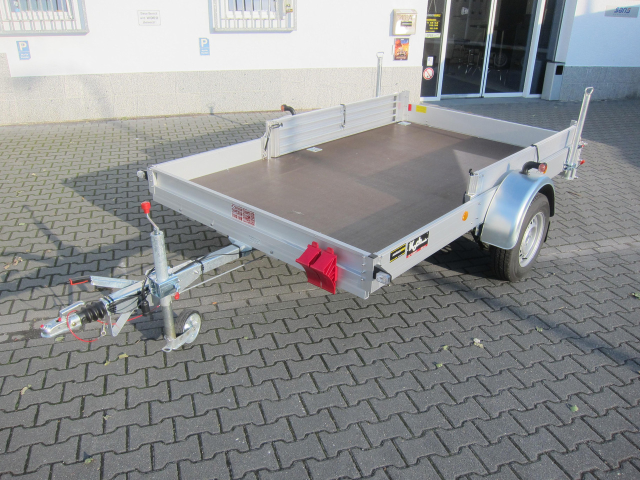 Smart Kleinwagen Transport Anhänger Koch Aluline 300x185x20cm 1500kg 100 km/H - Remorque porte engin: photos 5 Smart Kleinwagen Transport Anhänger Koch Aluline 300x185x20cm 1500kg 100 km/H - Remorque porte engin: photos 5