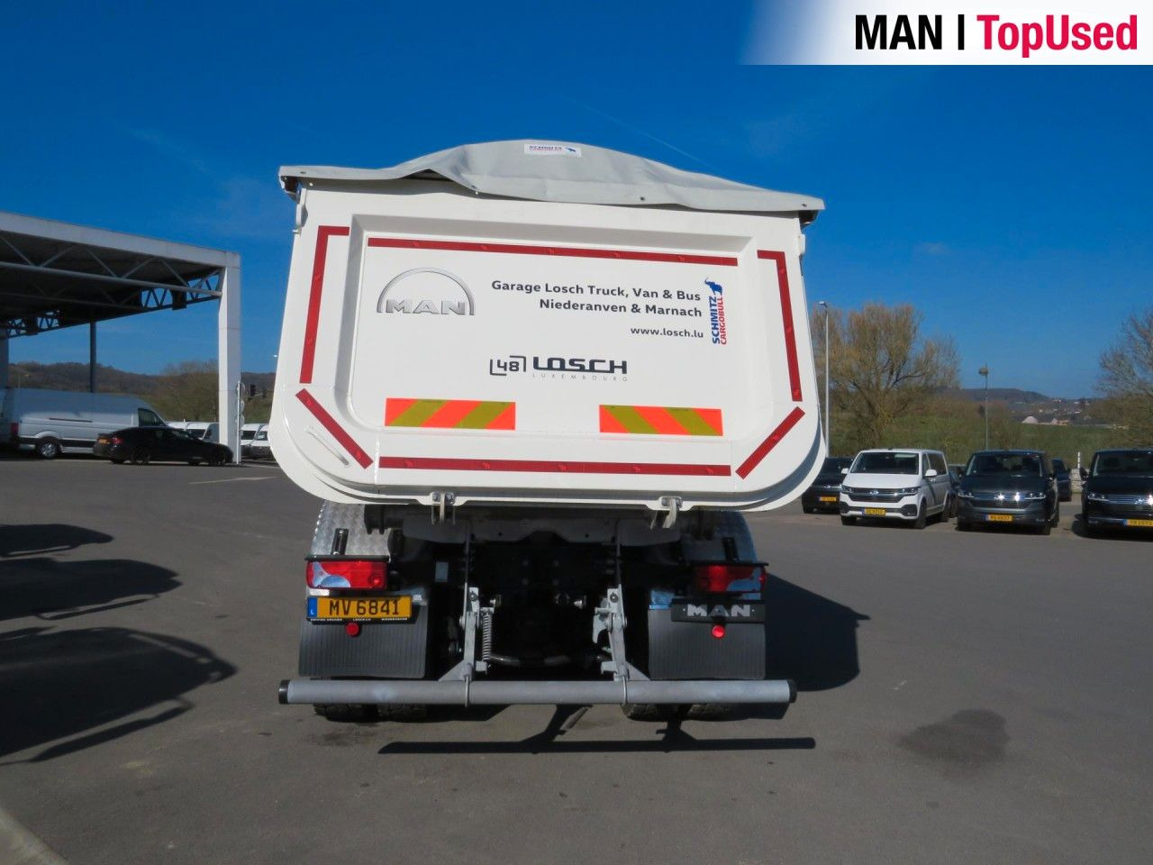 MAN TGS 41.480 8x4 BB CH Schmitz Muldenkipper - Camion multibenne: photos 4 MAN TGS 41.480 8x4 BB CH Schmitz Muldenkipper - Camion multibenne: photos 4