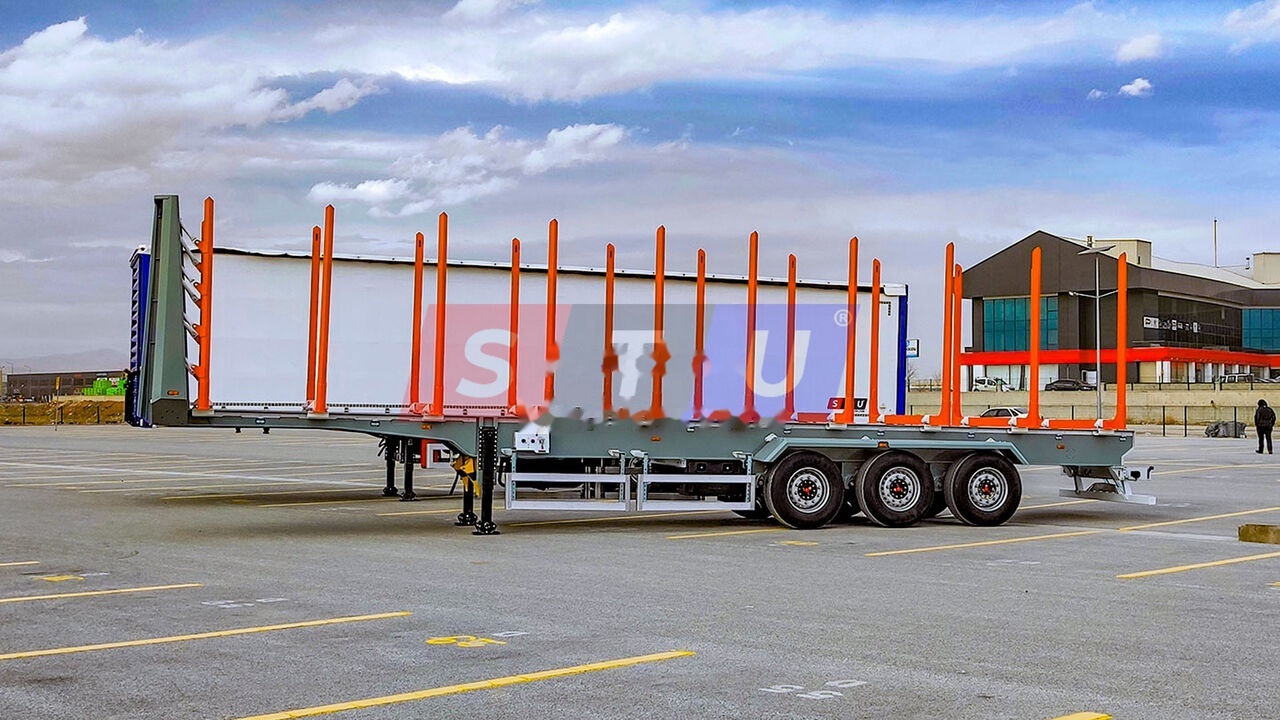 STU 1 UNIT STOCKS - 3 SAF AXLE TIMBER TRAILER - Semi-remorque grumier: photos 4 STU 1 UNIT STOCKS - 3 SAF AXLE TIMBER TRAILER - Semi-remorque grumier: photos 4
