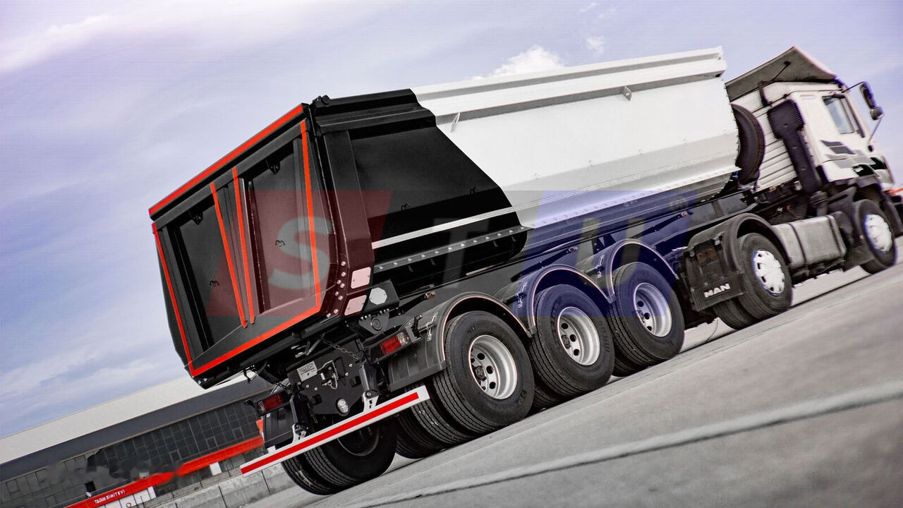 STU 3 AXLE TIPPER TRAILER / 3 ESSİEUX REMORQUE BENNE - Semi-remorque benne: photos 2 STU 3 AXLE TIPPER TRAILER / 3 ESSİEUX REMORQUE BENNE - Semi-remorque benne: photos 2