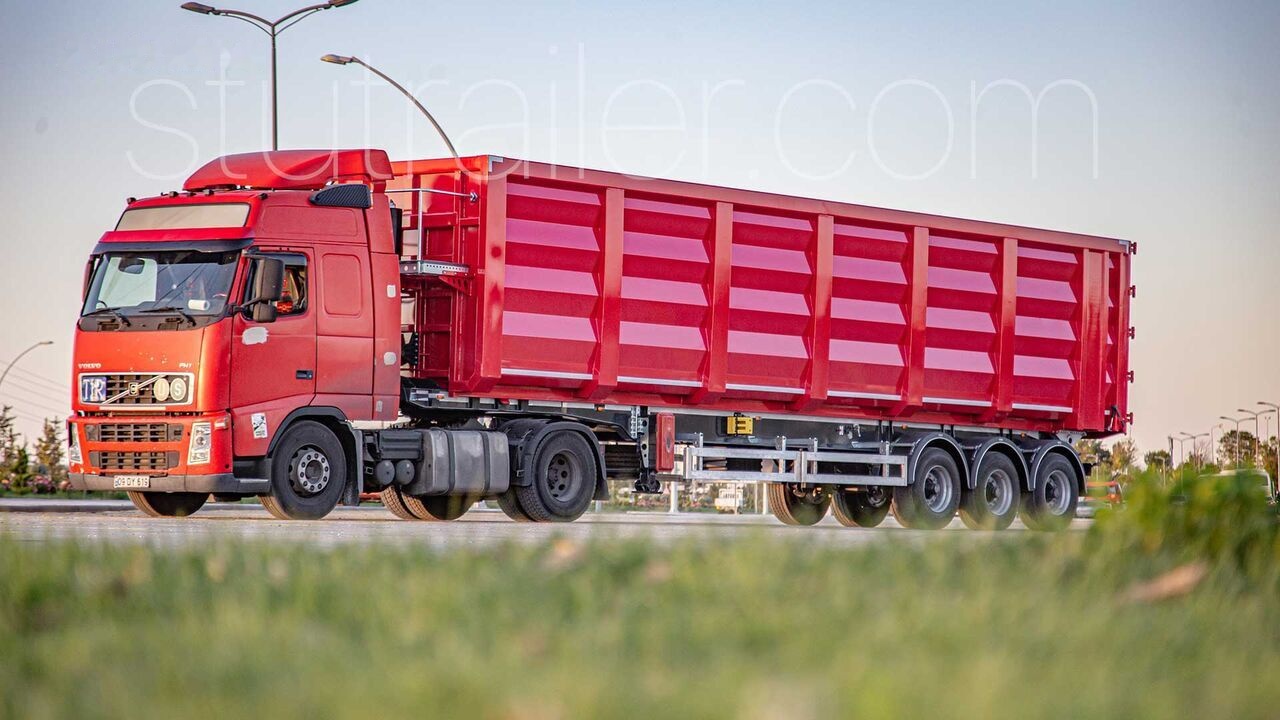 STU 71m3 TIPPER TRAILER - FOR METAL SCRAP - Semi-remorque benne: photos 3 STU 71m3 TIPPER TRAILER - FOR METAL SCRAP - Semi-remorque benne: photos 3