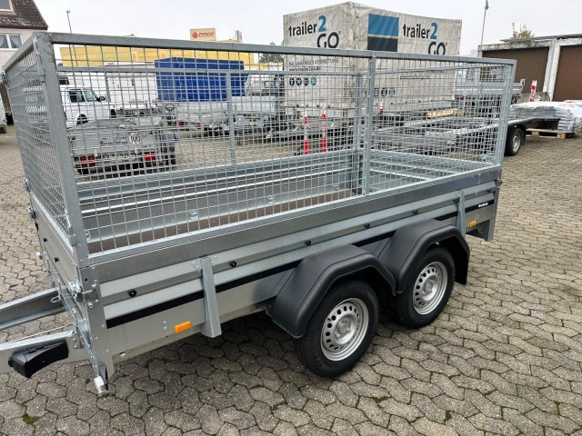 Brenderup Tieflader 2300S Stahl mit Laubgitter, 2,0 to. 3010x1530x400mm - Remorque voiture: photos 4 Brenderup Tieflader 2300S Stahl mit Laubgitter, 2,0 to. 3010x1530x400mm - Remorque voiture: photos 4