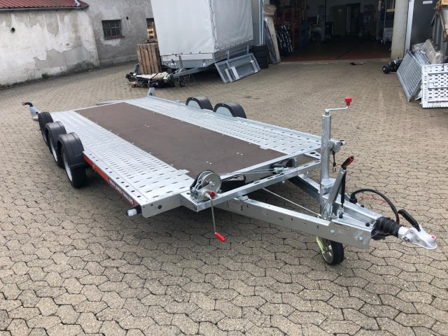 Brian James A4 Transporter, 125-2424, 5000 x 2000 mm, 3,0 to. Seilwinde - Remorque porte-voitures: photos 1 Brian James A4 Transporter, 125-2424, 5000 x 2000 mm, 3,0 to. Seilwinde - Remorque porte-voitures: photos 1