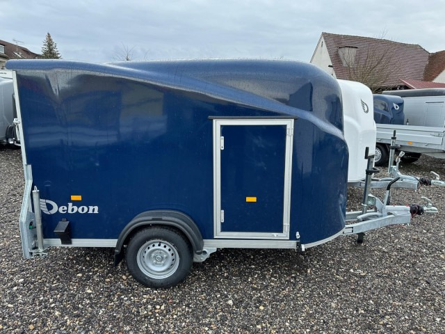 Cheval Liberte Debon Fourgon Cargo 2 Poly + Türe blau 1300 kg, 100 km/h, 300x155x168cm - Remorque fourgon: photos 3 Cheval Liberte Debon Fourgon Cargo 2 Poly + Türe blau 1300 kg, 100 km/h, 300x155x168cm - Remorque fourgon: photos 3