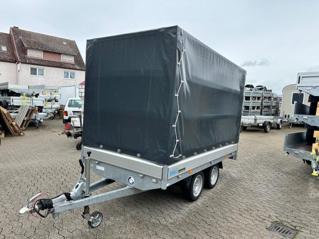 Remorque voiture neuf Hapert Azure H-2 Hochlader 3050 x 1600 x 300 mm, mit Plane 180 cm anthrazit ZG 2,0 to.: photos 6