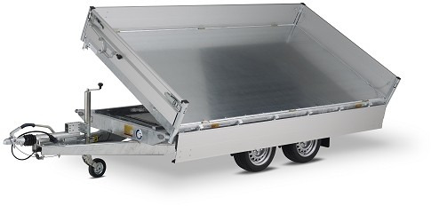 Hapert Cobalt 3-Seitenkipper HM-2 3350 x 1800 x 300 mm, ZG 3,5 to. E-Pumpe - Remorque benne: photos 1 Hapert Cobalt 3-Seitenkipper HM-2 3350 x 1800 x 300 mm, ZG 3,5 to. E-Pumpe - Remorque benne: photos 1