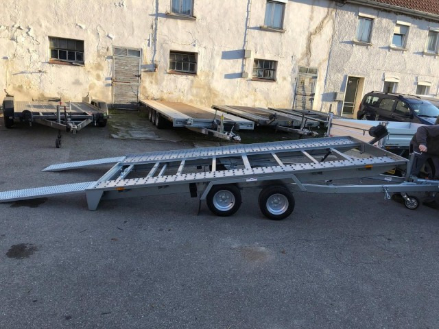 Humbaur Autotransportanhänger FTK 204022, 4000 x 2000 x 50 mm, 2,0 to. - Remorque porte-voitures: photos 1 Humbaur Autotransportanhänger FTK 204022, 4000 x 2000 x 50 mm, 2,0 to. - Remorque porte-voitures: photos 1