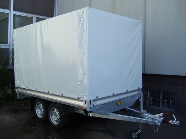 Humbaur HT 253118 Hochlader 2,5 to. mit Hochplane 200 cm - Remorque voiture: photos 1 Humbaur HT 253118 Hochlader 2,5 to. mit Hochplane 200 cm - Remorque voiture: photos 1