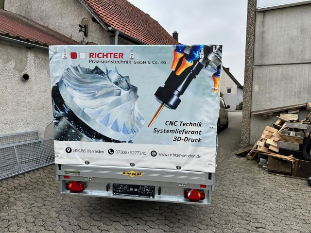 Humbaur HT 253118 Hochlader 2,5 to. mit Hochplane 200 cm, Digitaldruck - Remorque voiture: photos 4 Humbaur HT 253118 Hochlader 2,5 to. mit Hochplane 200 cm, Digitaldruck - Remorque voiture: photos 4