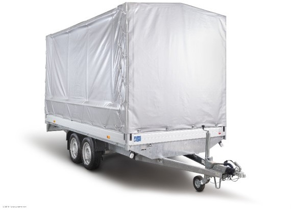 Humbaur HT 254118 Hochlader mit Plane 4100x1850x350mm - Remorque voiture: photos 2 Humbaur HT 254118 Hochlader mit Plane 4100x1850x350mm - Remorque voiture: photos 2