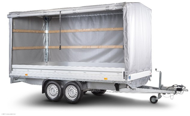 Humbaur HT 254118 Hochlader mit Plane 4100x1850x350mm - Remorque voiture: photos 4 Humbaur HT 254118 Hochlader mit Plane 4100x1850x350mm - Remorque voiture: photos 4