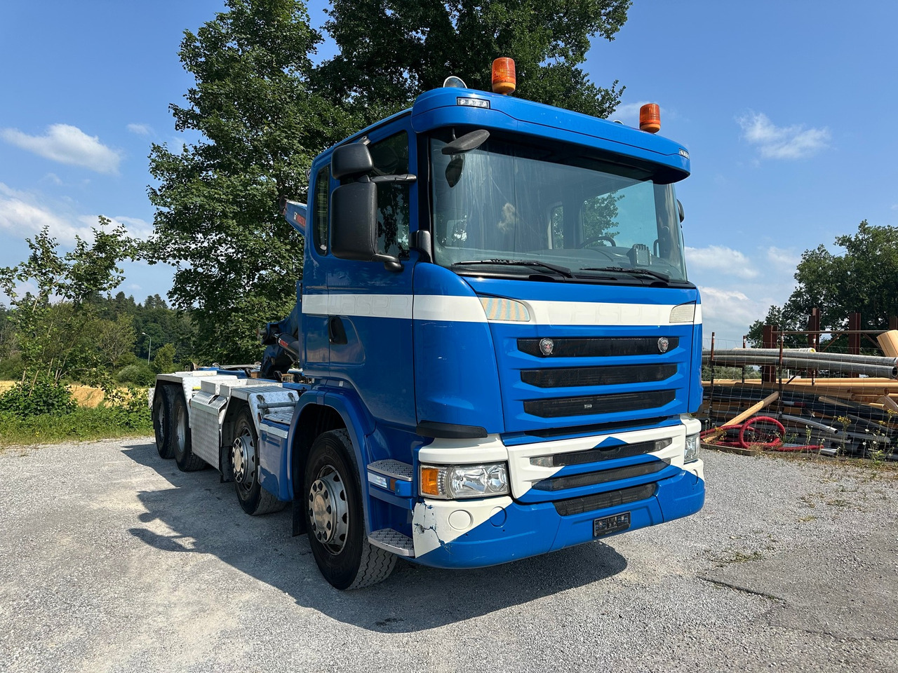 SCANIA G450 8x4 Hiab - Camion ampliroll: photos 3 SCANIA G450 8x4 Hiab - Camion ampliroll: photos 3