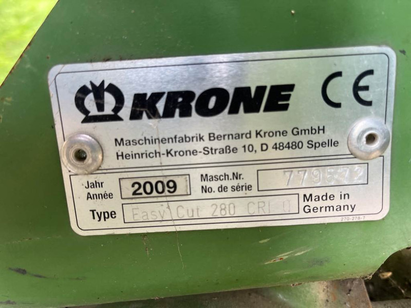 Krone Easy cut 280 CRi Q - Faucheuse: photos 5 Krone Easy cut 280 CRi Q - Faucheuse: photos 5