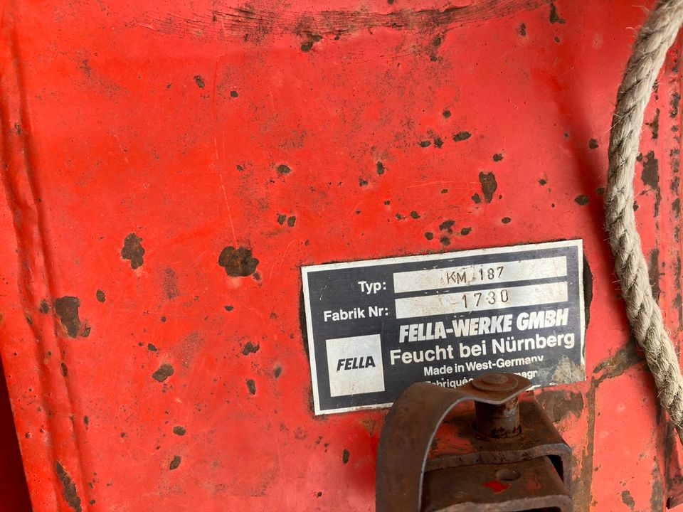 Heckmähwerk Fella KM 187 Trommelmäher 1,80m - Faucheuse: photos 5 Heckmähwerk Fella KM 187 Trommelmäher 1,80m - Faucheuse: photos 5