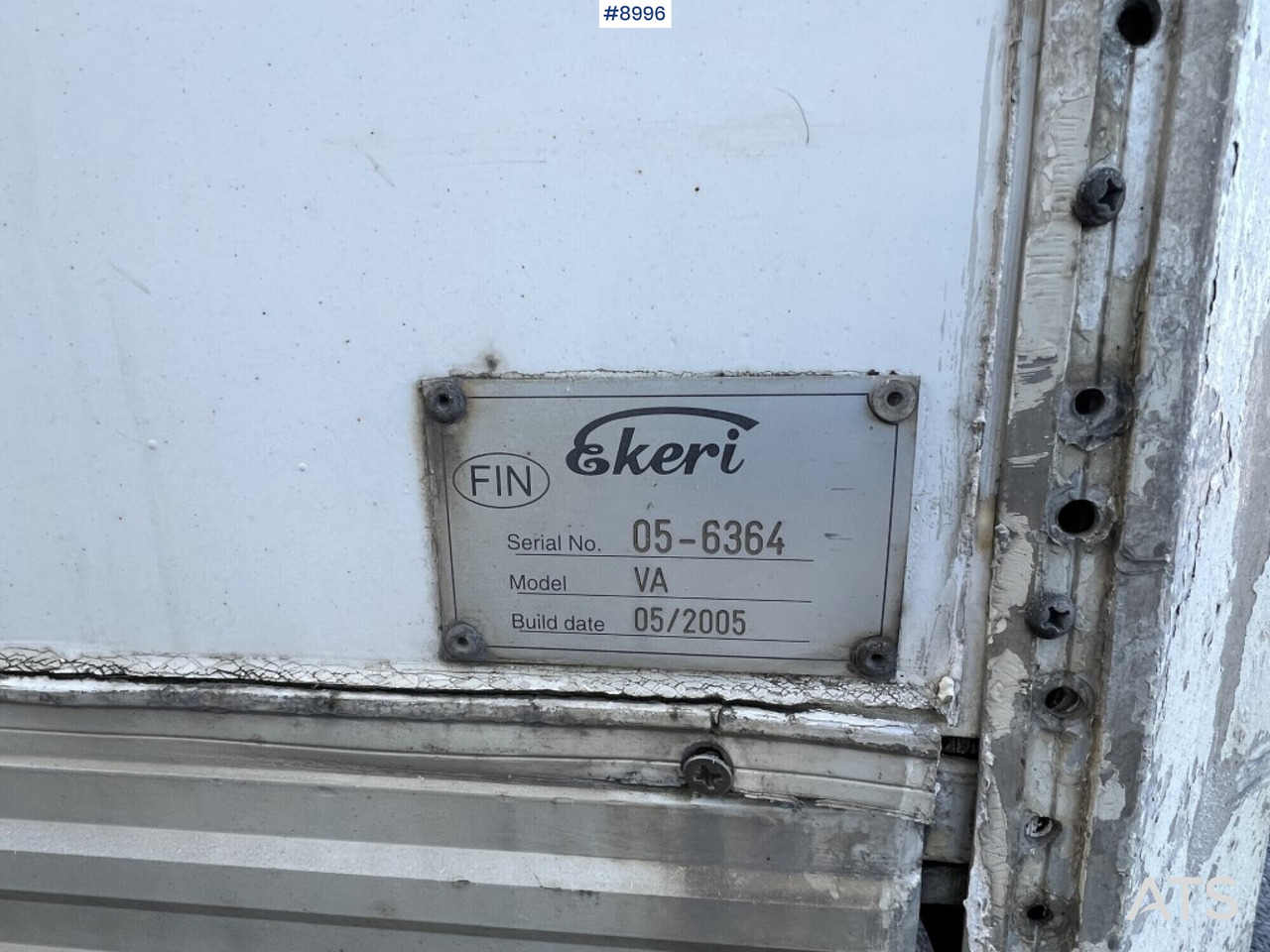 Remorque fourgon Box trailer EKERI L/L-4: photos 8