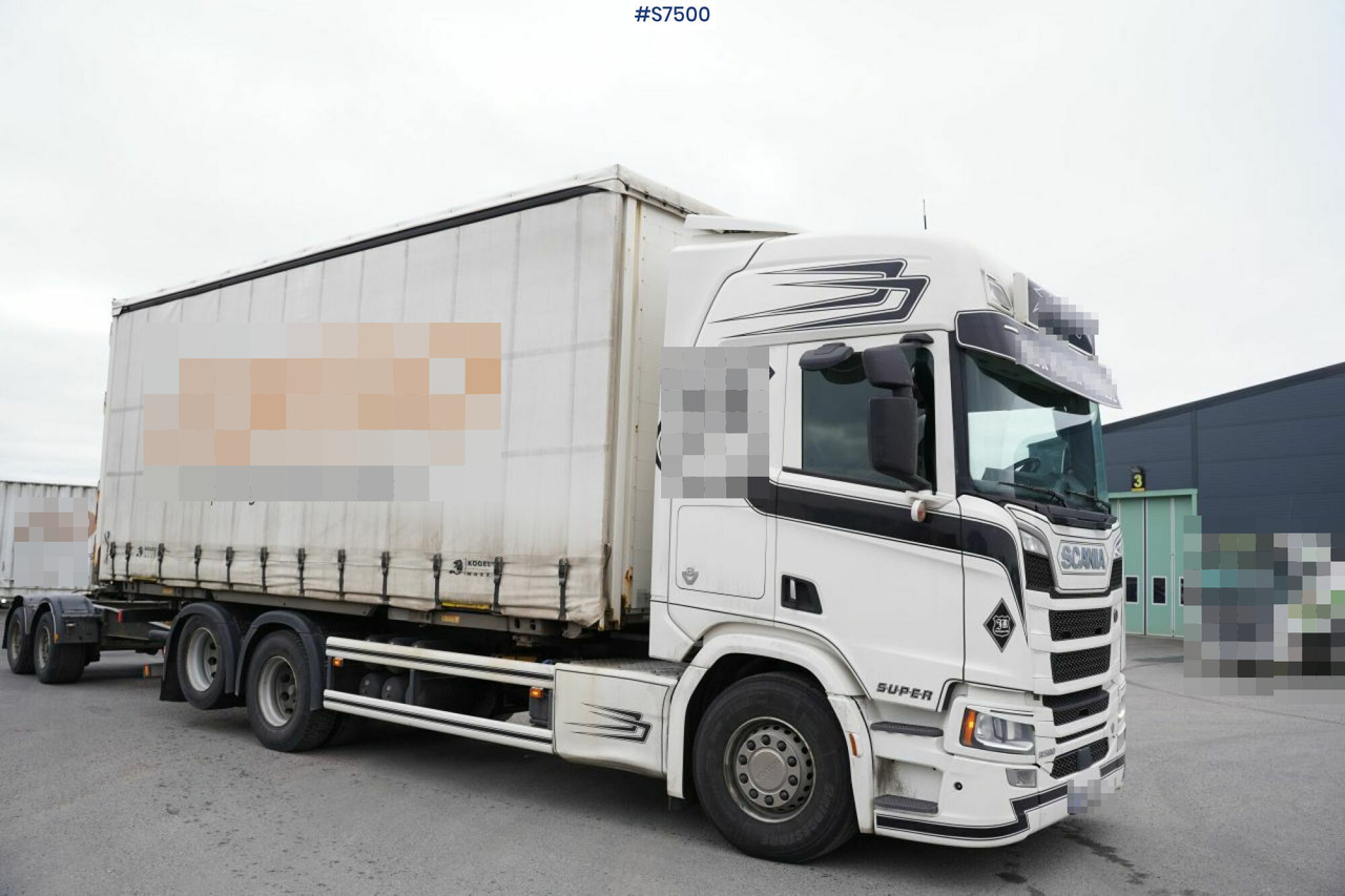 Box truck Scania R580 - Camion fourgon: photos 1 Box truck Scania R580 - Camion fourgon: photos 1