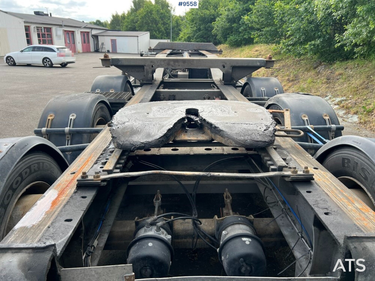 Container link - trailer Fliegl SDS 420 - Remorque porte-conteneur/ Caisse mobile: photos 5 Container link - trailer Fliegl SDS 420 - Remorque porte-conteneur/ Caisse mobile: photos 5