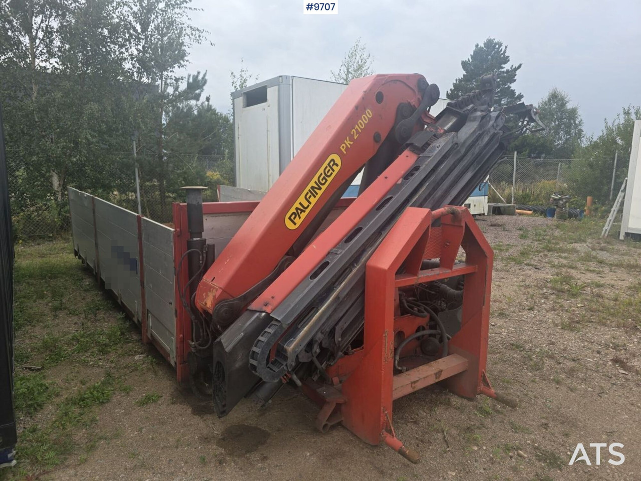 Crane flatbed Palfinger 21 t/m - Carrosserie plateau: photos 1 Crane flatbed Palfinger 21 t/m - Carrosserie plateau: photos 1