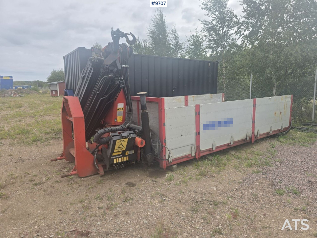 Crane flatbed Palfinger 21 t/m - Carrosserie plateau: photos 1 Crane flatbed Palfinger 21 t/m - Carrosserie plateau: photos 1